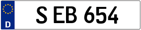 Truck License Plate